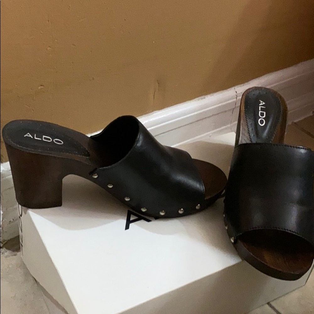 Wooden Mule from Aldo